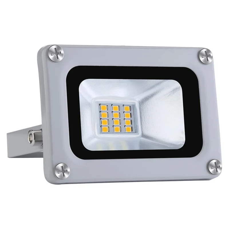 SOLIKU 12 V Proiettore LED 10 W 800 lm Bassa Pressione Illuminazione di Sicurezza Impermeabile IP66 6500 K Bianco Freddo Faretto LED Esterno per Illuminazione Pubblica Garage Corridoio Giardino