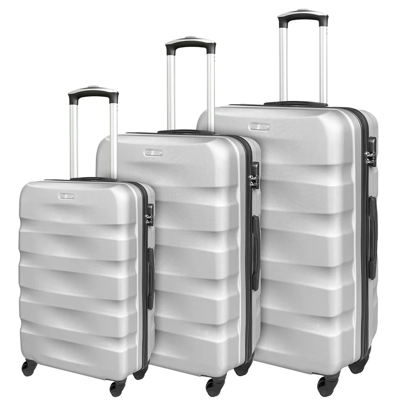 Set Di 3 Valigie Rigide ABS Valigia Da Viaggio Con Chiusura Lucchetto Il Gruppone