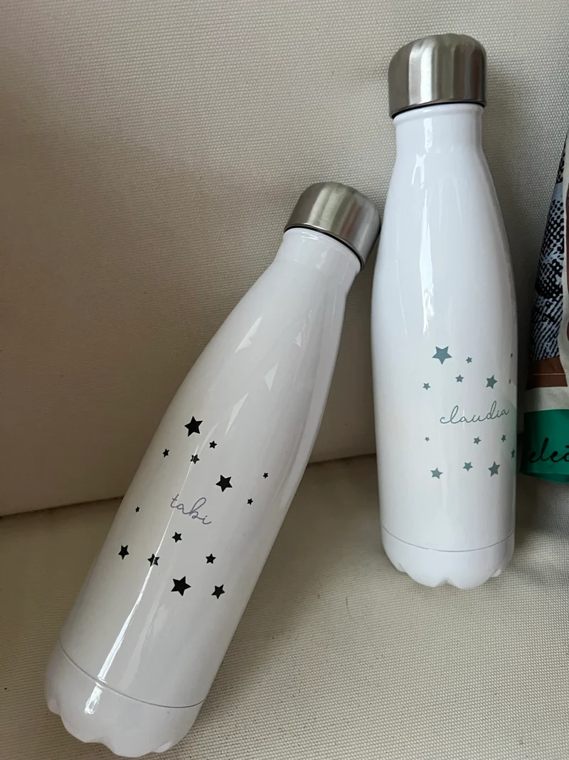 Borraccia termica in acciaio inox personalizzata con nome