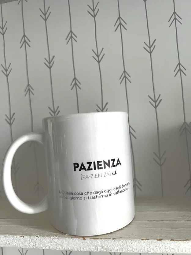 Tazza in Ceramica Pazienza