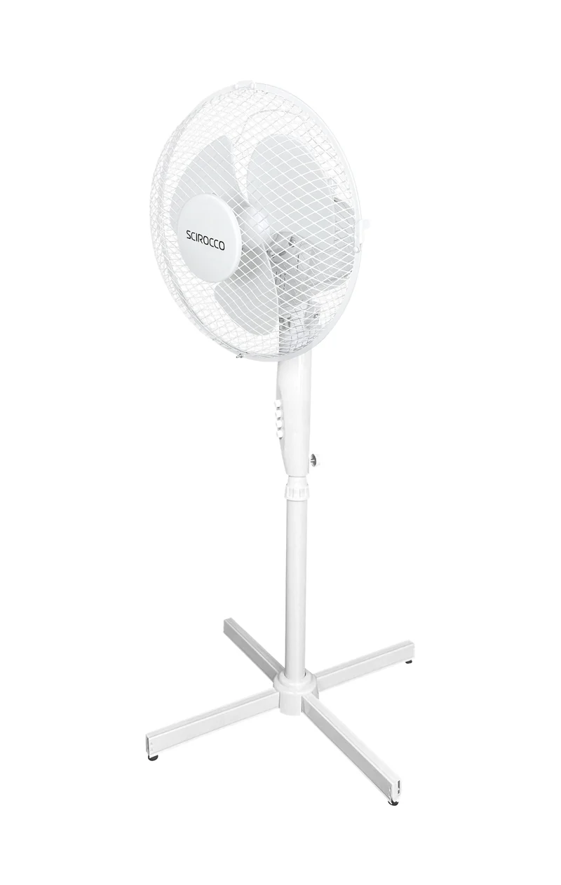 Ventilatore a Piantana 45W 3 Pale 3 Velocità Oscillante Altezza 120 cm Il Gruppone