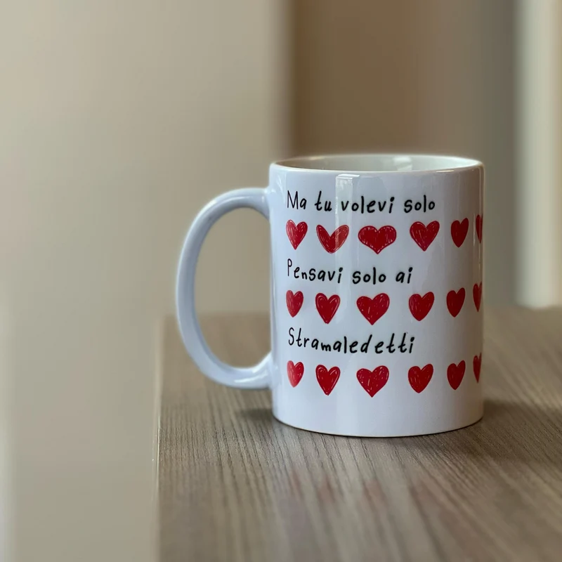 Tazza in Ceramica Cuoricini