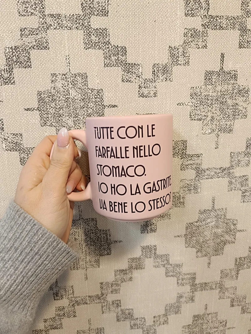 Tazza in Ceramica Opaca Rosa