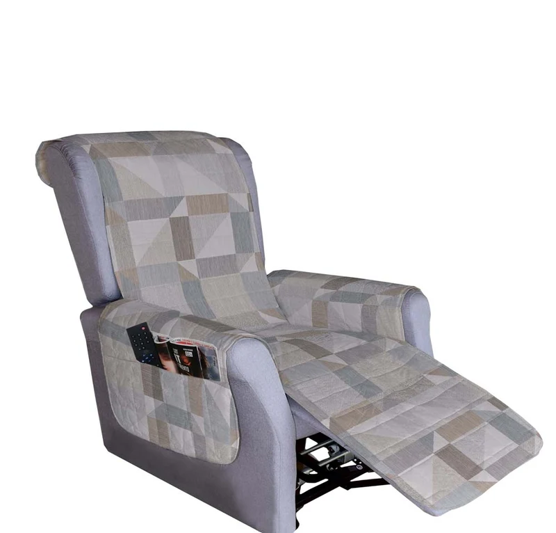 Copripoltrona Trapuntato per Poltrona Reclinabile Relax con Doppie Tasche Made in Italy Il Gruppone