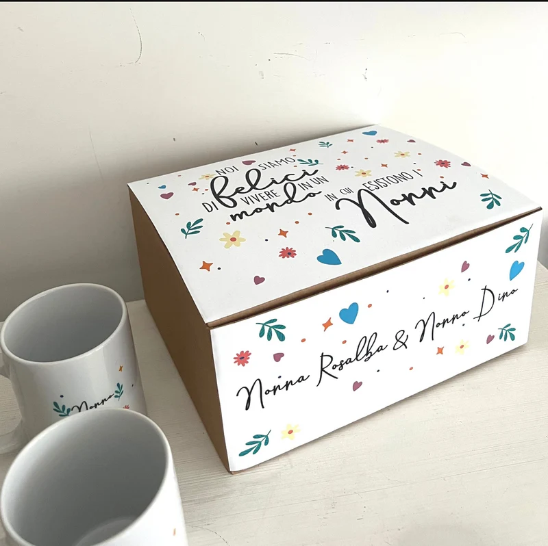 Scatola Personalizzata per Nonni