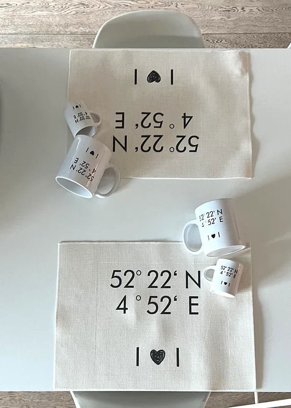 Set Regalo Tovaglietta-Tazza-Tazzina-Scatola