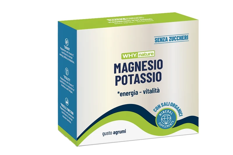 Why Nature Magnesio Potassio 14 Bustine Da 4 Grammi
