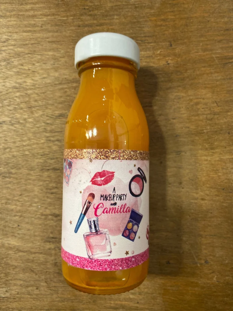 Etichetta succo di frutta