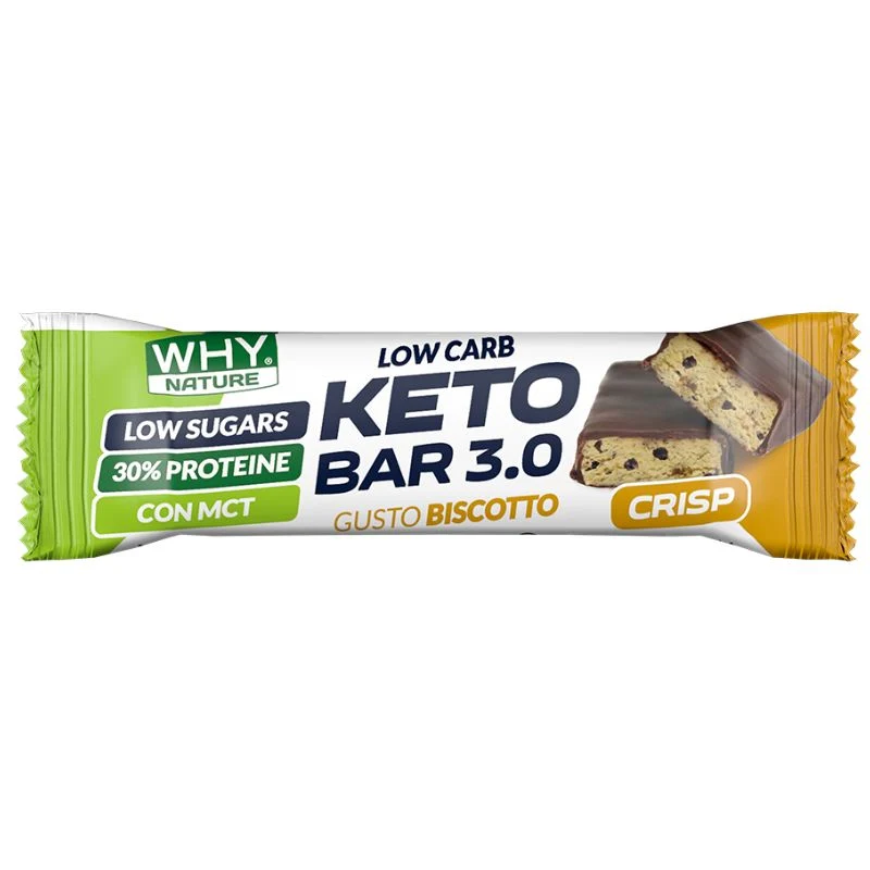 Why Nature Keto Bar Low Carb 3.0 Da 30 Grammi
