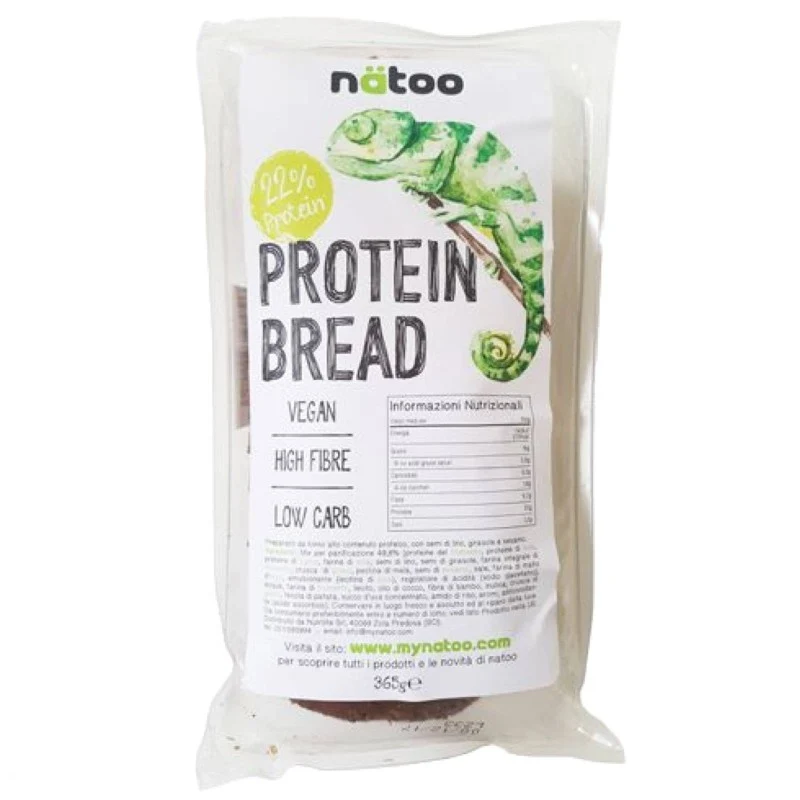 NATOO PROTEIN BREAD 22% PANE PROTEICO A FETTE 365 GRAMMI