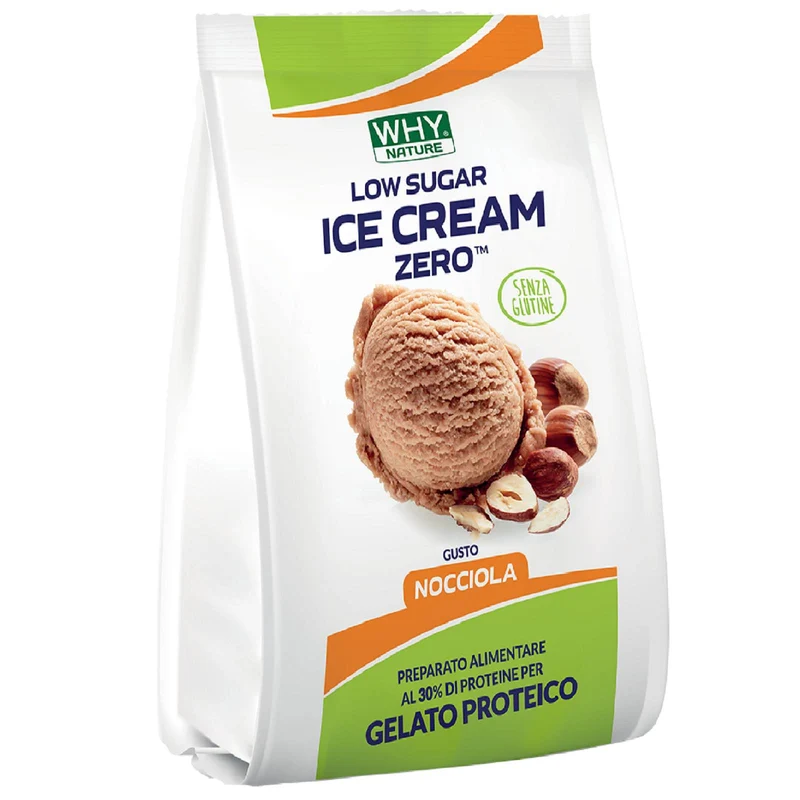 WHY NATURE LOW SUGAR ICE CREAM ZERO NOCCIOLA 200 GRAMMI