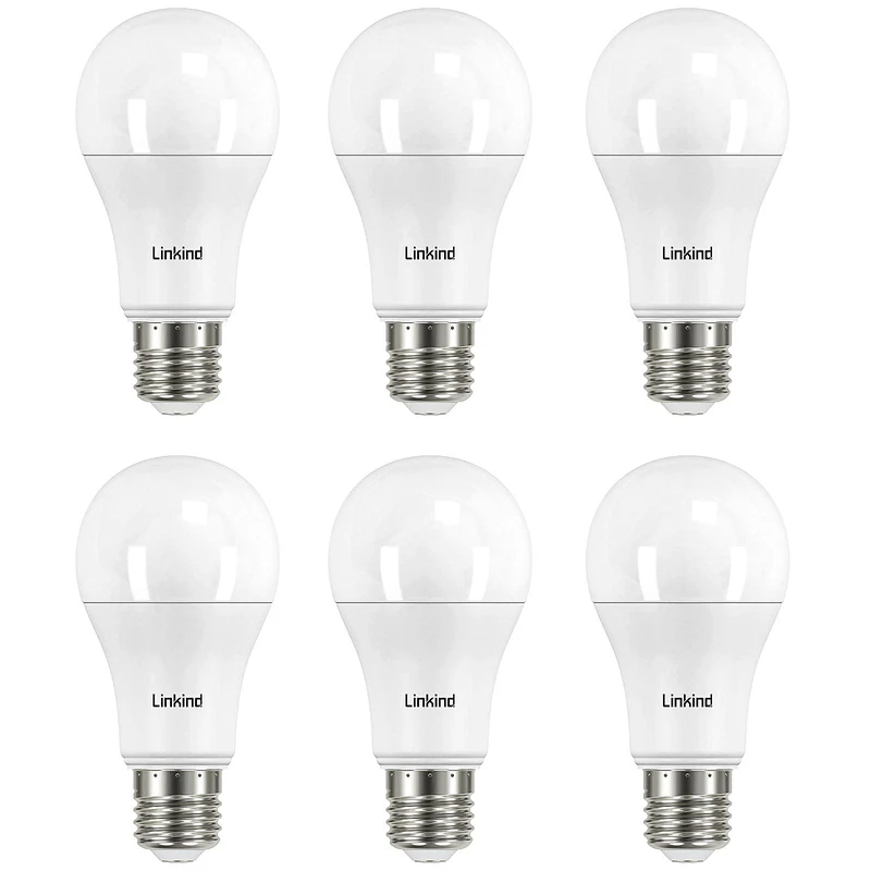 Linkind Lampadina LED E27, 13,5 W(Equivalenti a 100W), Lampadine A60 Edison 1521 Lumen, Luce Bianca Calda 2700k, Angolo del Fascio di 220 Gradi, Non Dimmerabile, Pacco da 6